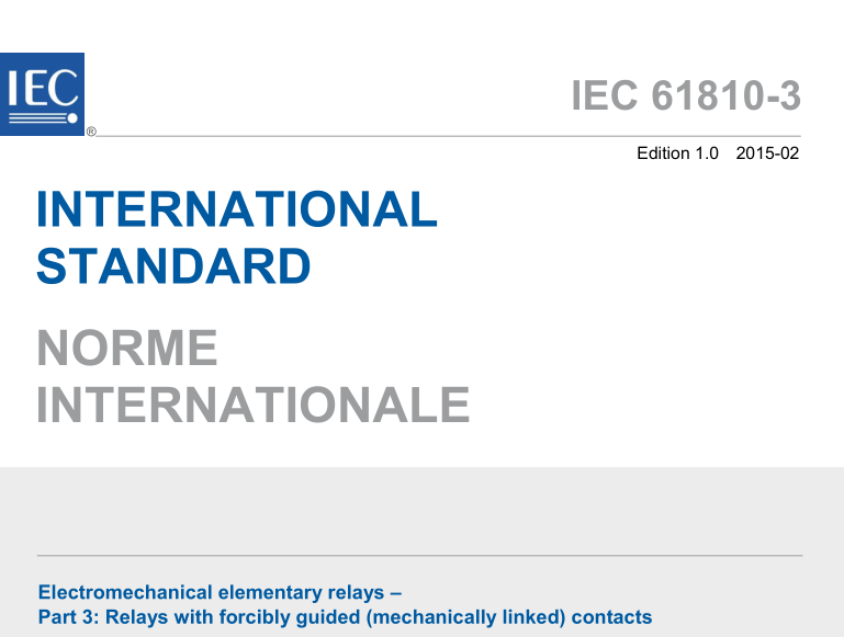 IEC 61810-3:2015