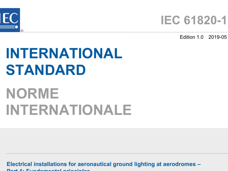 IEC 61820-1:2019