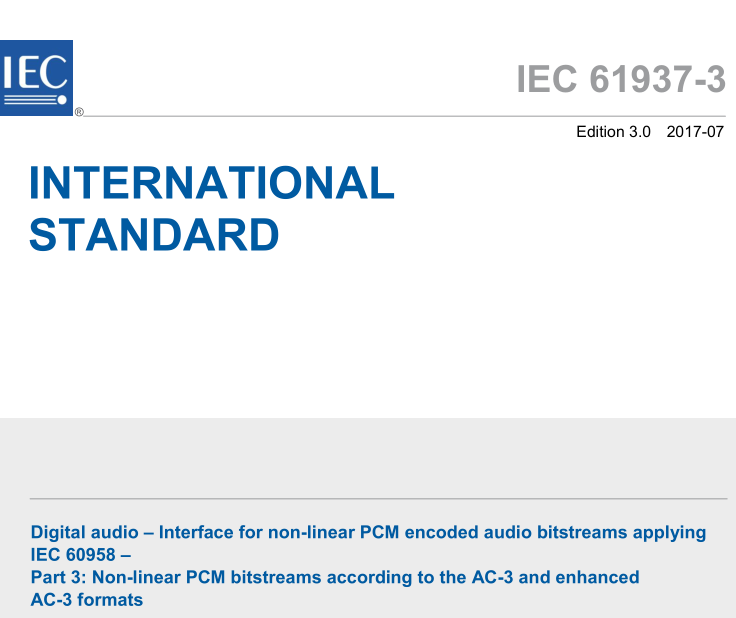 IEC 61937-3:2017