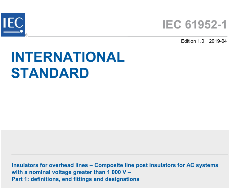 IEC 61952-1:2019