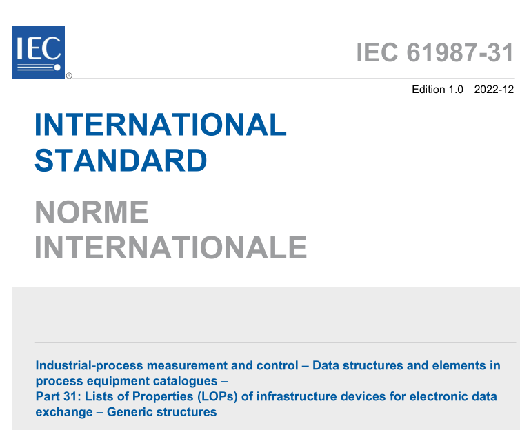 IEC 61987-31:2022 pdf download