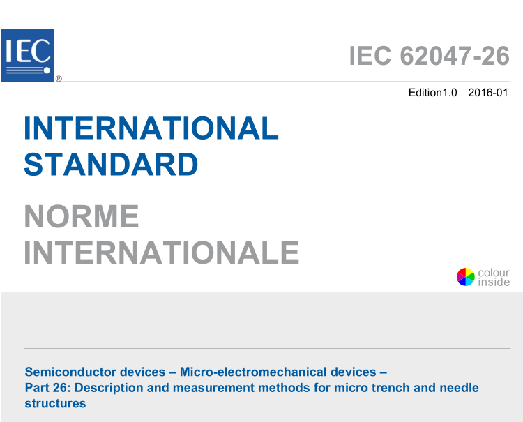 IEC 62047-26:2016