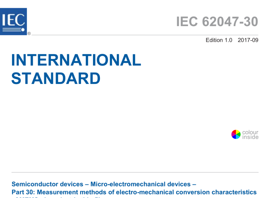 IEC 62047-30:2017