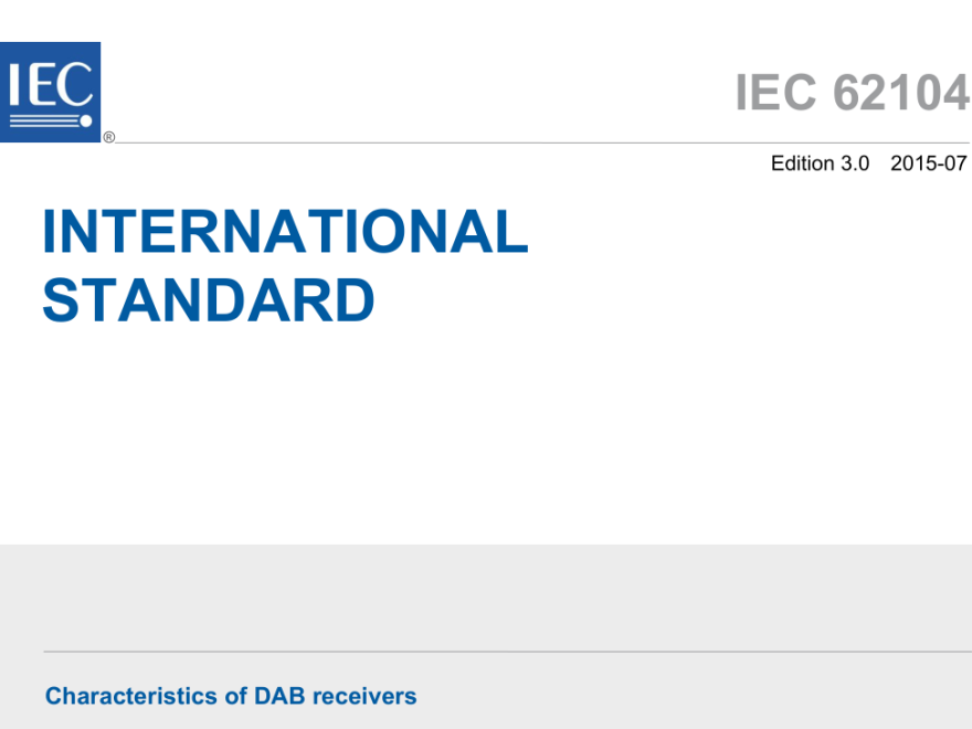 IEC 62104:2015