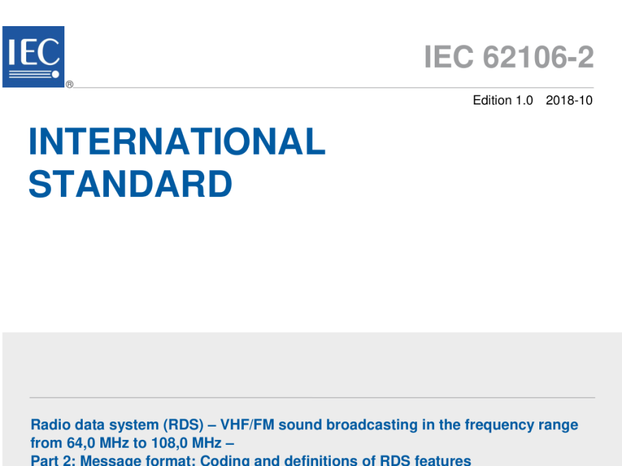 IEC 62106-2:2018