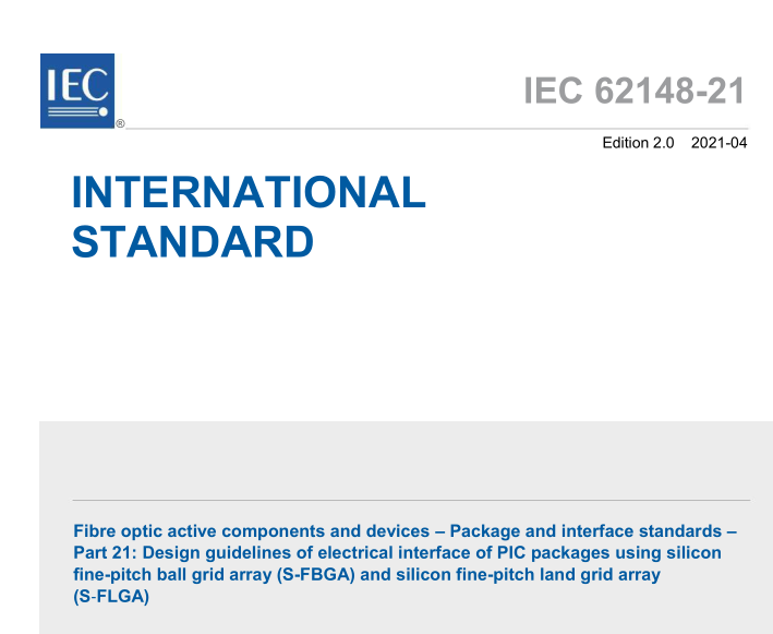 IEC 62148-21:2021 pdf download