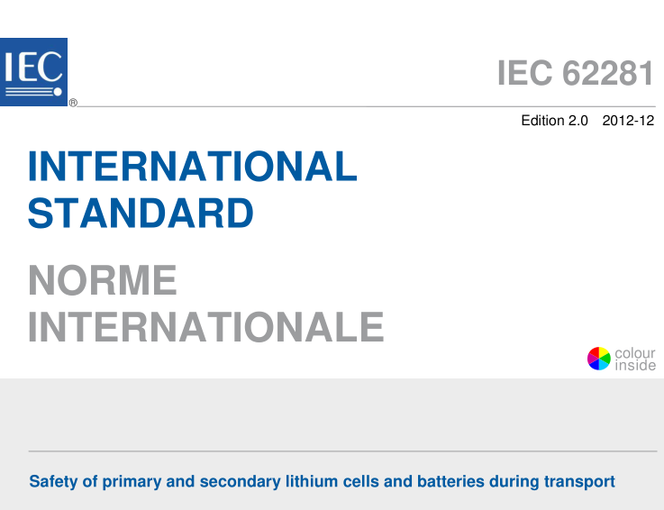 IEC 62281:2012