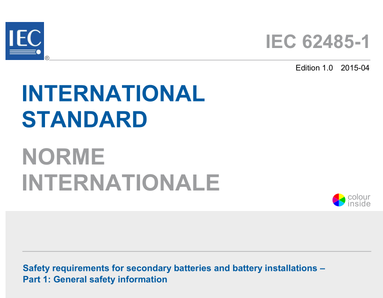 IEC 62485-1:2015