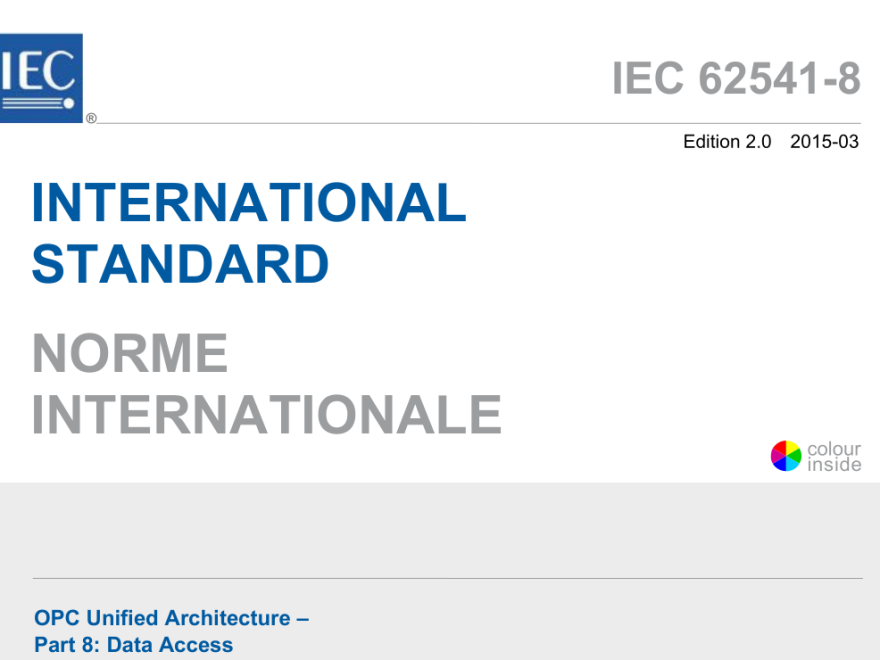 IEC 62541-8:2015