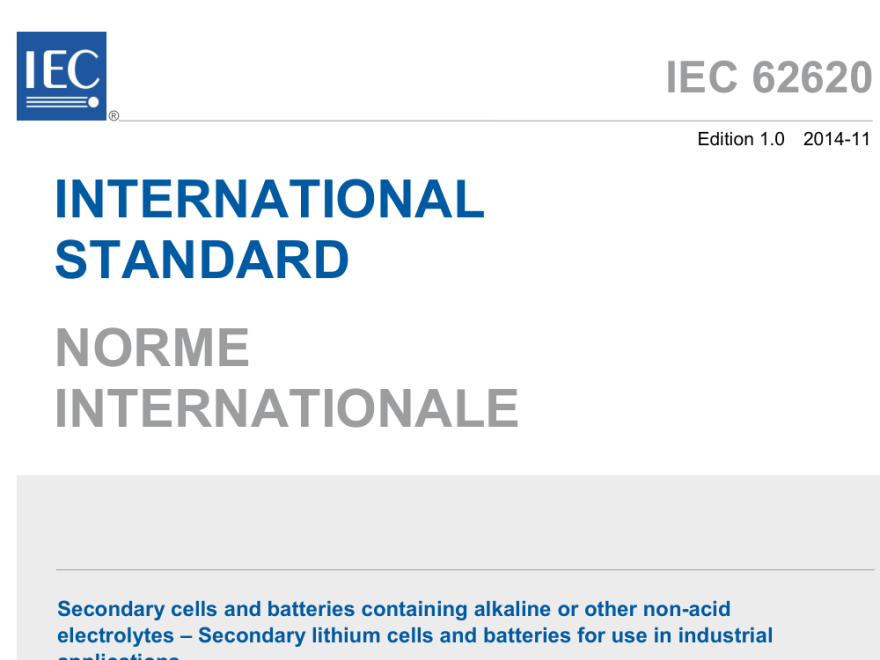 IEC 62620:2014