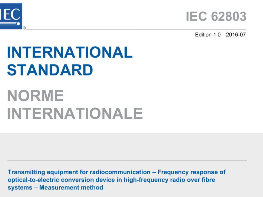 IEC 62803:2016