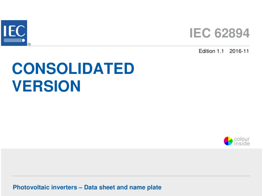 IEC 62894:2016