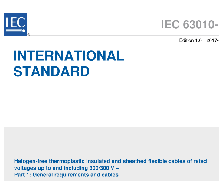 IEC 63010-1:2017