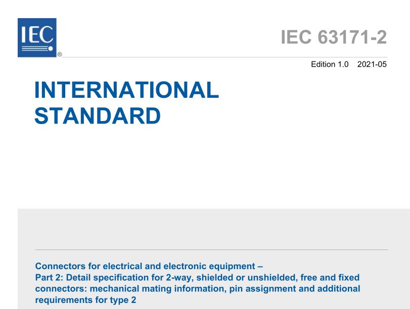 IEC 63171-2:2021 pdf download