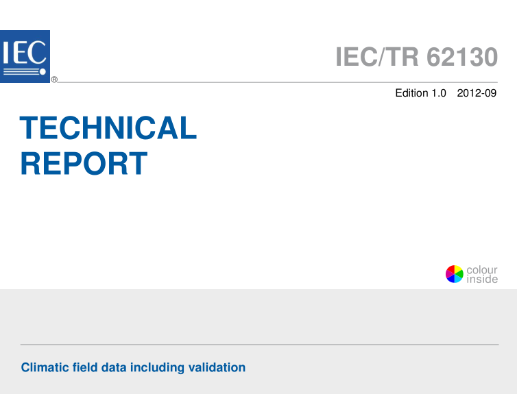 IEC/TR 62130:2012