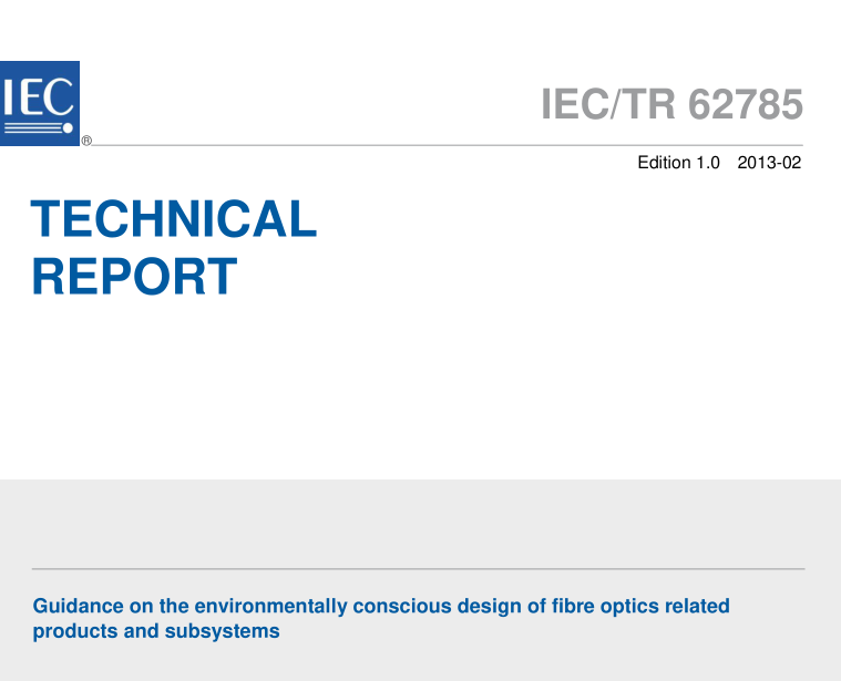 IEC/TR 62785:2013