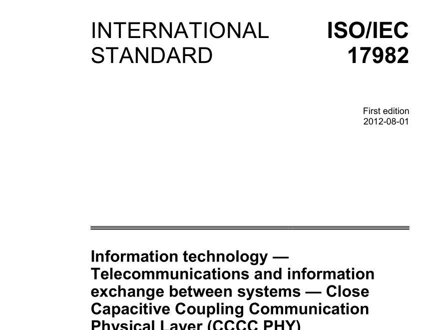 ISO/IEC 17982:2012