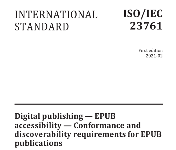 ISO IEC 23761:2021