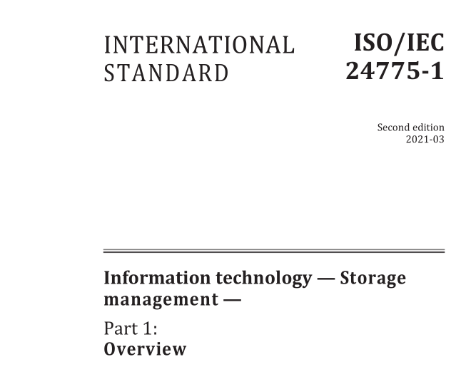 ISO/IEC 24775-1:2021