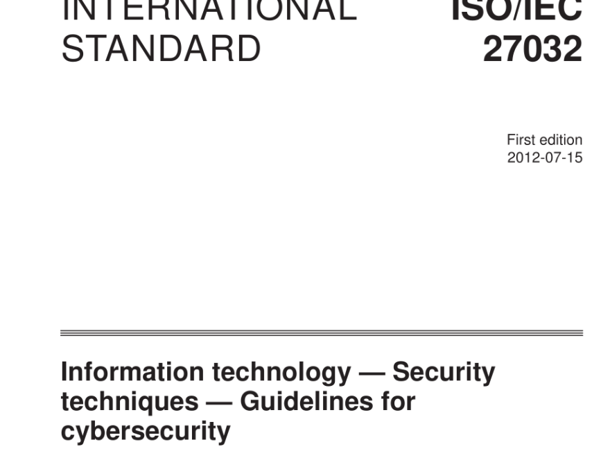 ISO/IEC 27032:2012