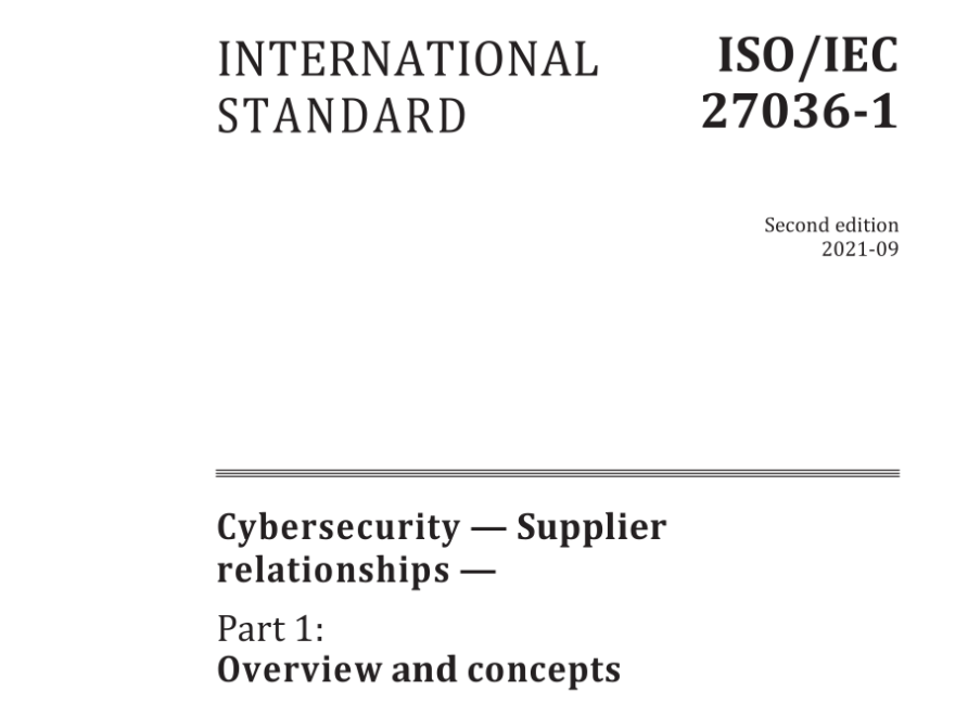 ISO/IEC 27036-1:2021