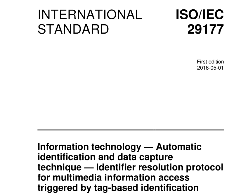 ISO/IEC 29177:2016