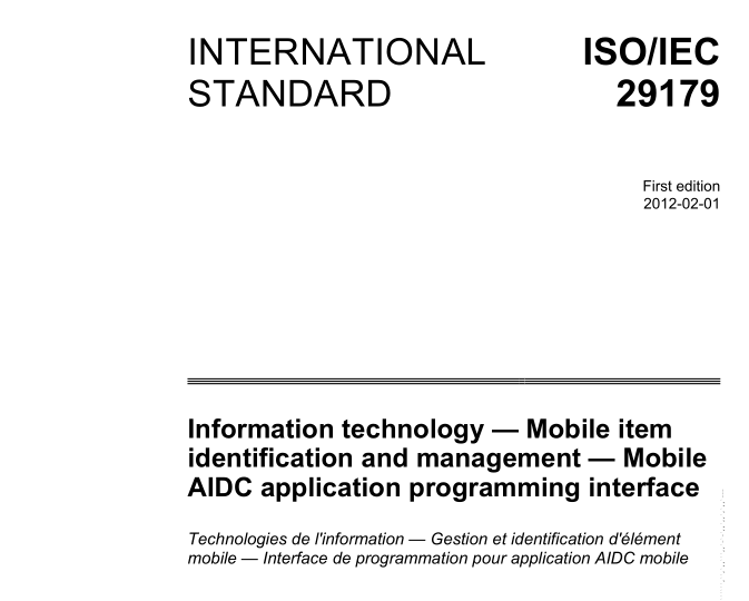 ISO/IEC 29179:2012