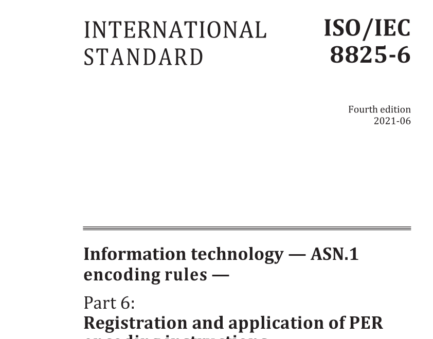 ISO/IEC 8825-6:2021 pdf download