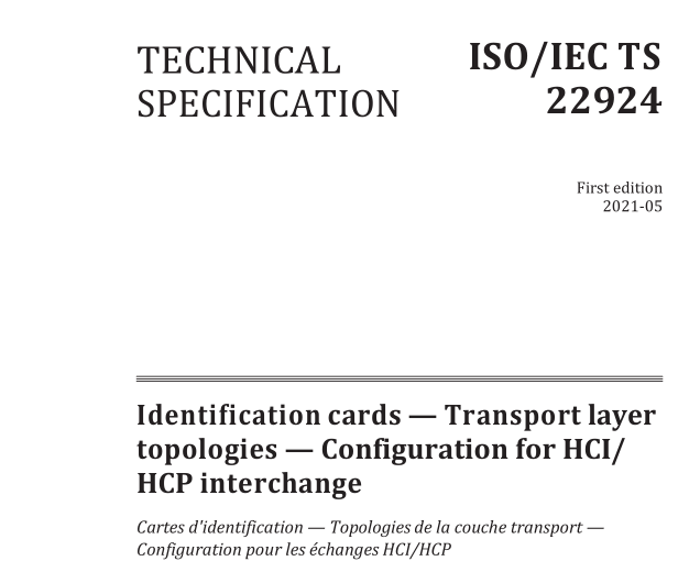 ISO/IEC TS 22924:2021