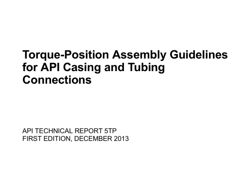 API TR 5TP:2013
