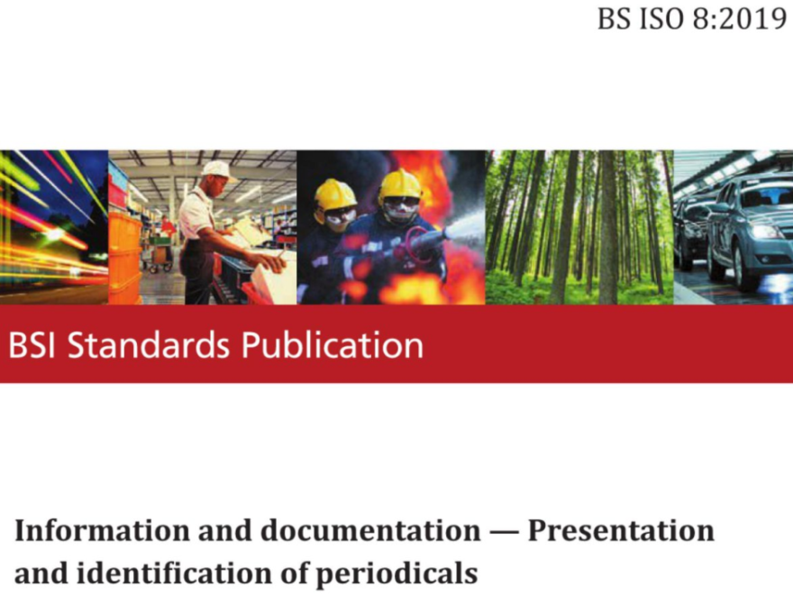 BS ISO 8:2019