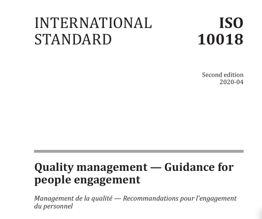 ISO 10018:2020