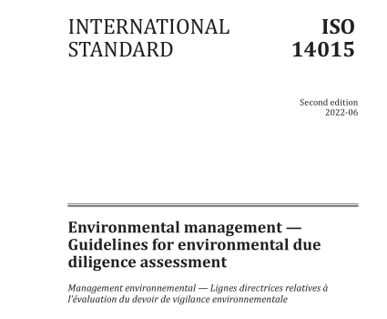 ISO 14015:2022