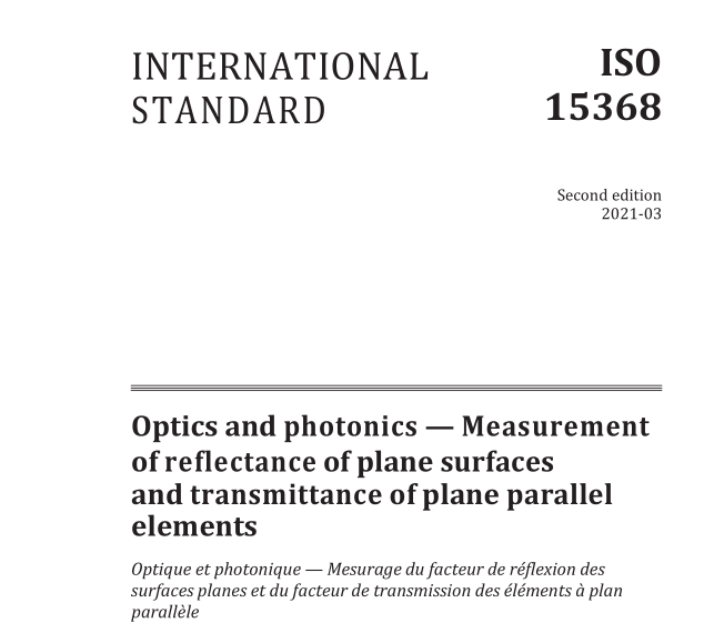 ISO 15368:2021