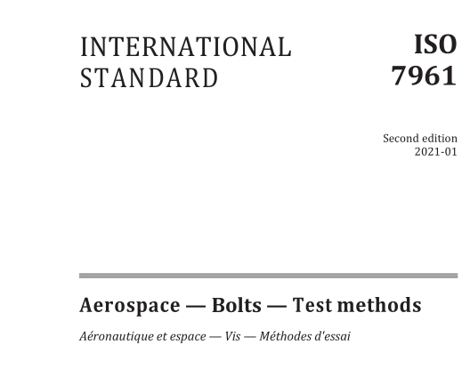 ISO 7961:2021